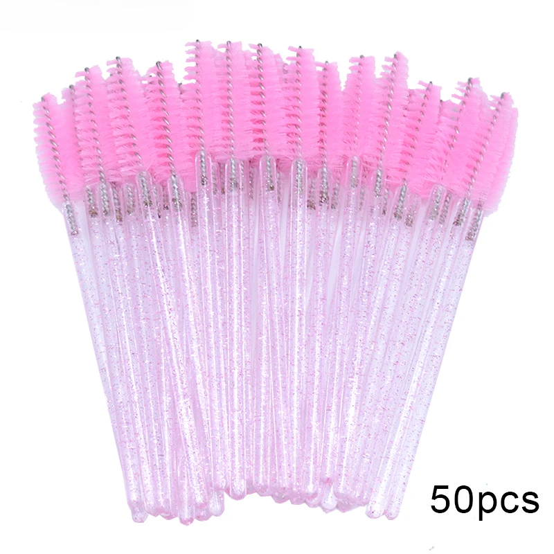 wholesale 100pcs Disposable Eyelash Brushes Spoolies Micro Lash Mascara Wands Combs Wholesale For Eyelash Extension Makeup