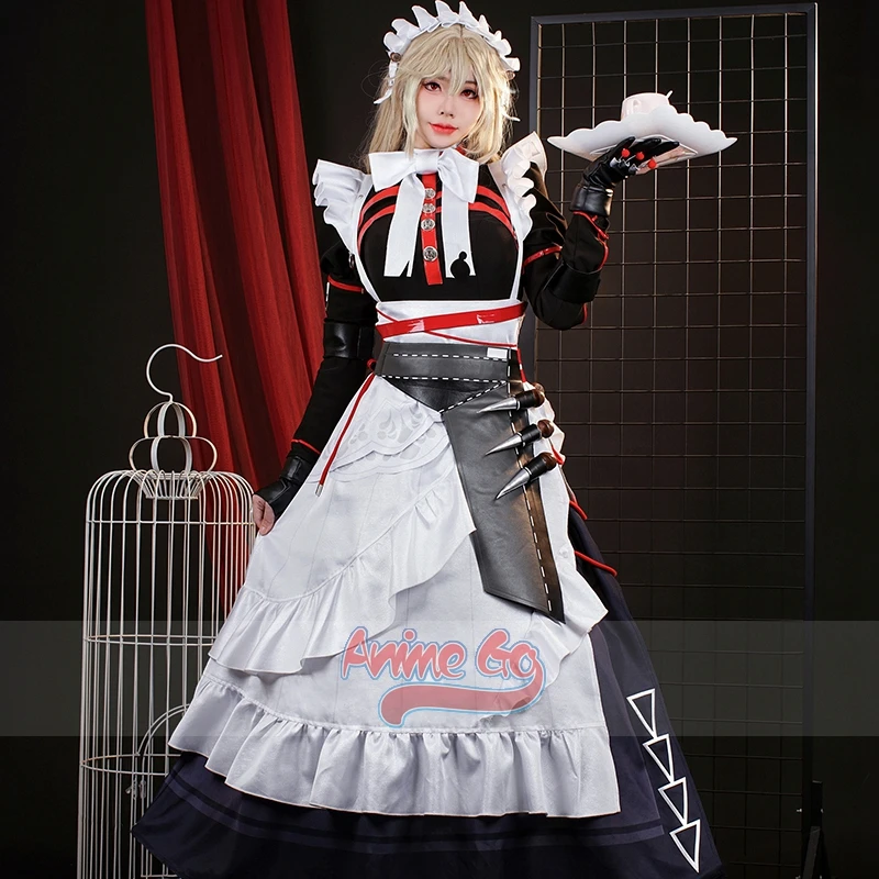 

Rina Cosplay Game Zenless Zone Zero Alexandrina Sebastiane Costume Victoria Maid Dress Uniform Women Halloween Outfits C08827