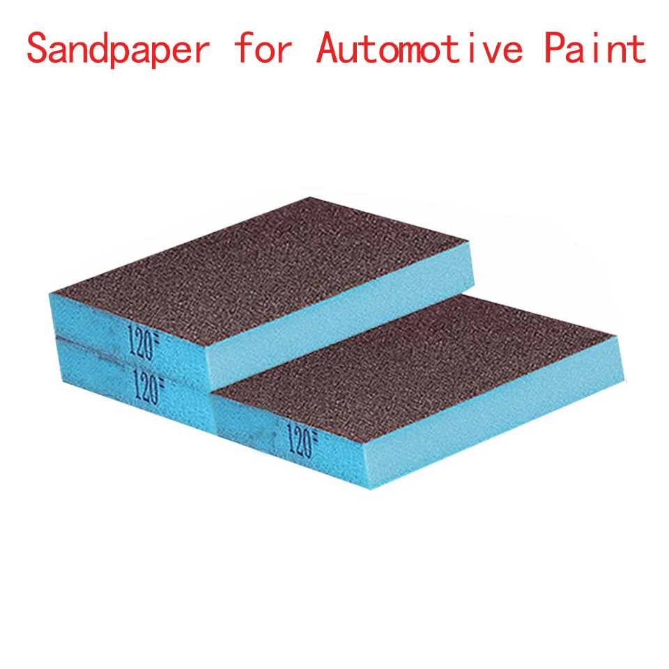 4 PCS Wet And Dry Hand Sanding Paper Blocks For Car Paint Polishing Automotive Sheet Metal Polishing Sandpaper Blocks Reusable