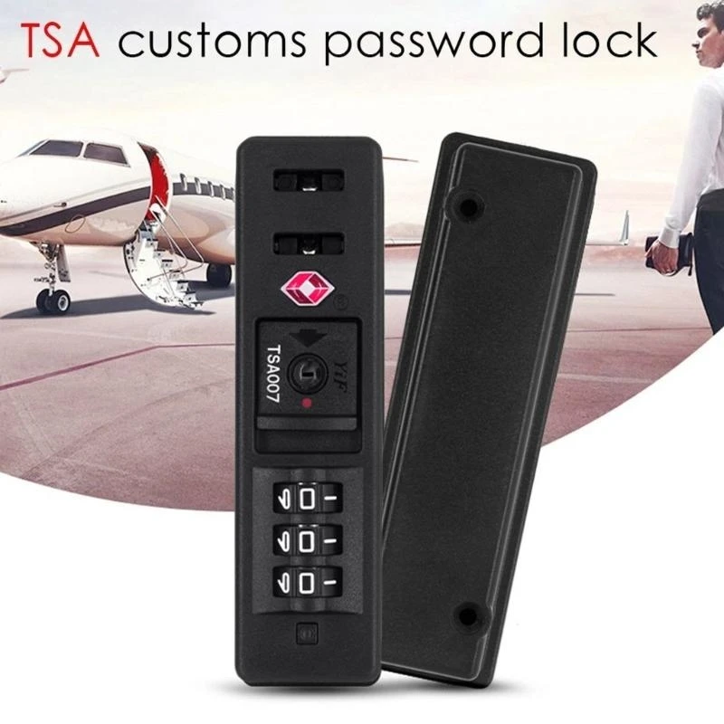 A3PE Travel Bag Luggage Lock Substituição 3 dígitos Número da Bloqueio combinação
