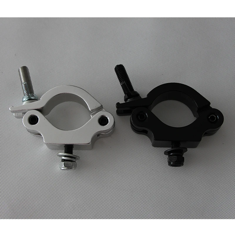 4pcs Aluminum Truss JR Clamp Safety Quick Rig Hook Stage Light Trigger Hook 32-35MM Eye Coupler for Fixture Heavy Duty 200KG