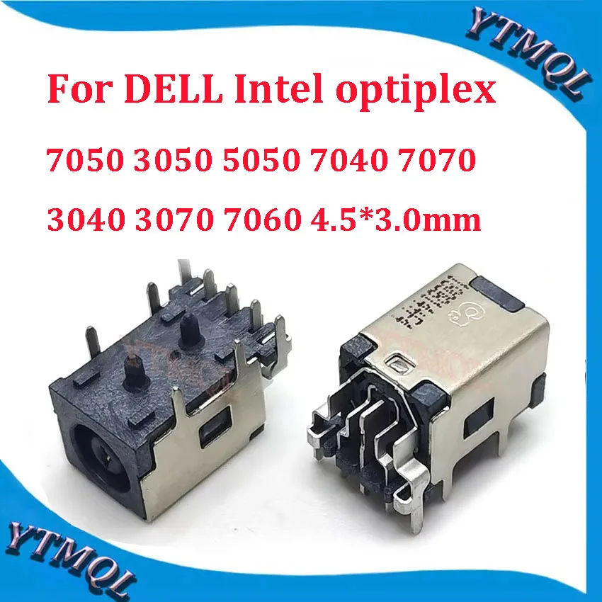 10-100Pcs DC Power Jack Connector For DELL Intel optiplex 7050 3050 5050 7040 7070 3040 3070 7060 4.5*3.0mm