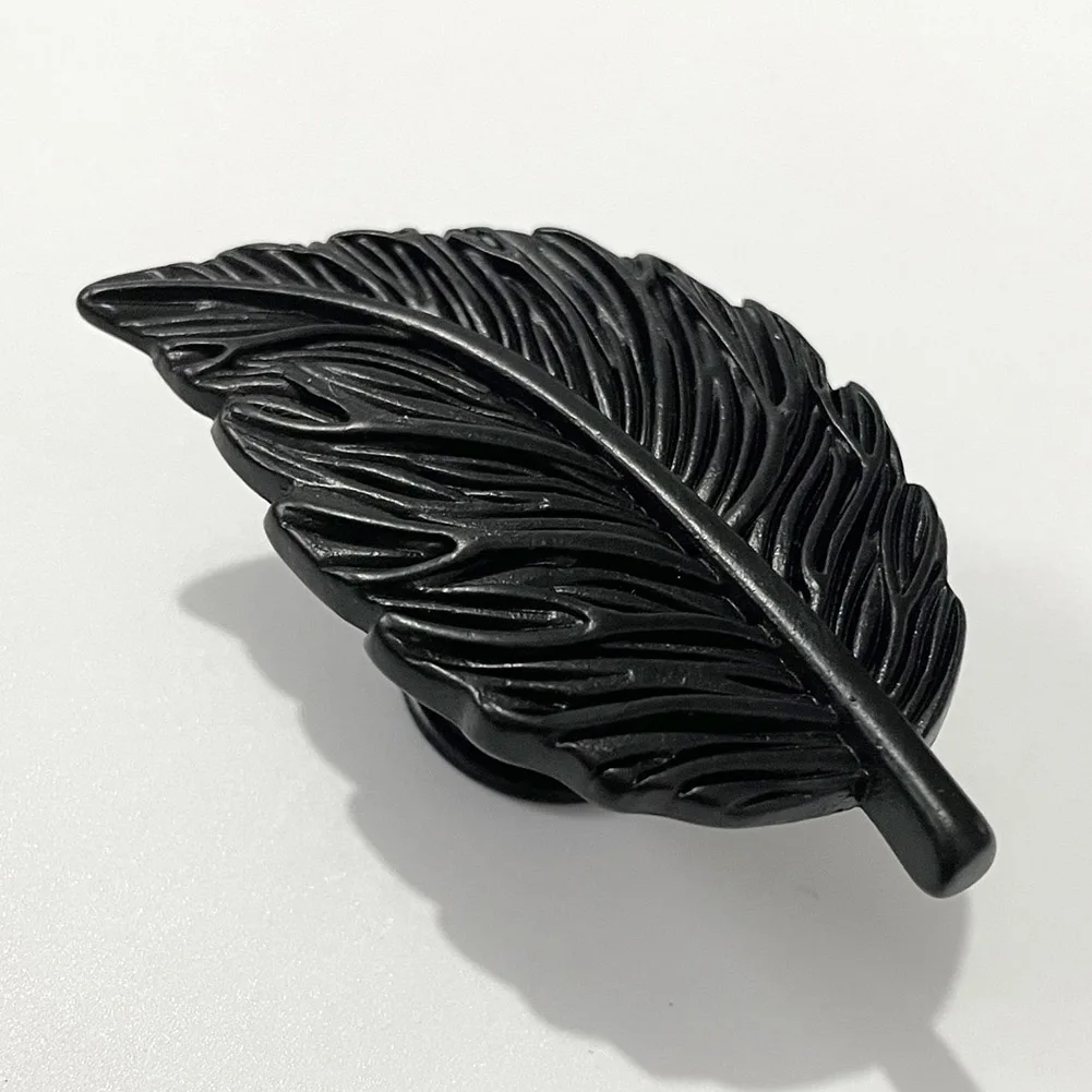 Add a Touch of Sophistication to Your Wardrobe with Leaves Shape Furniture Handles Available in Multiple Colors