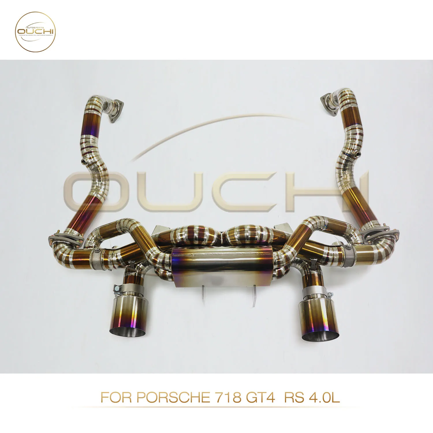 

OUCHI Factory Direct Sales For Porsche 718 GT4 RS 4.0L Catback With Downpipe Exhaust System With Muffler Vacuum Valve Car Parts