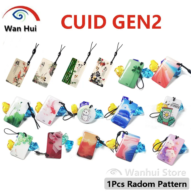 1Pcs/Lot 13.56MHz CUID Gen2 Magic Card Key Tag Android App MCT Modify UID Changeable IC NFC 1K S50 Block 0 Writable IS014443A