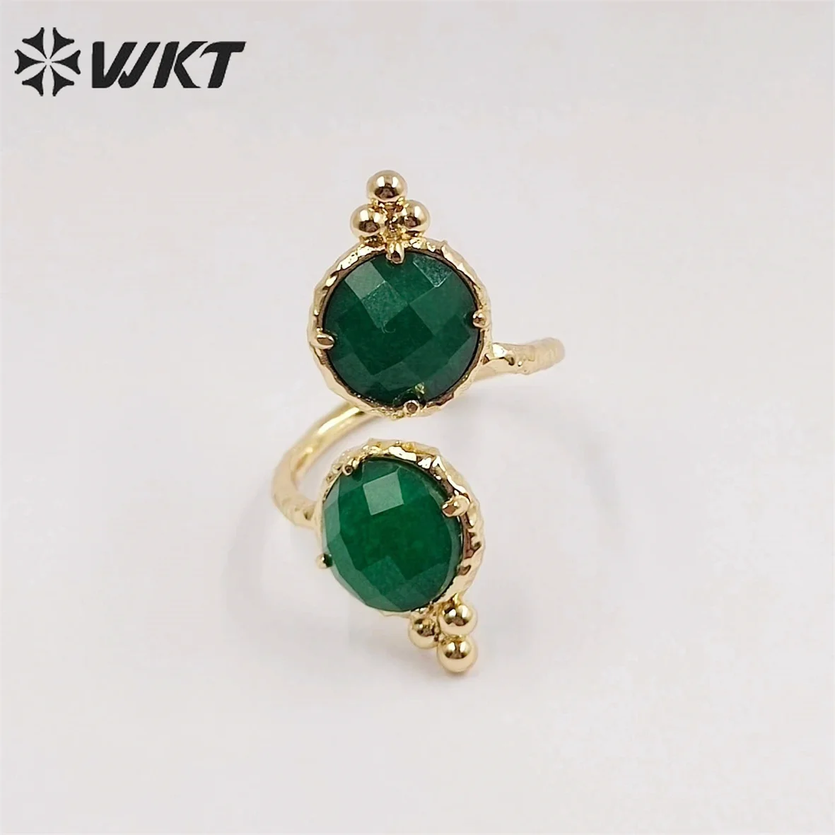 WT-R465  WKT 2023 Retro Ring Natural Gemstone Exquisite Birthday Party Women Trend Jewelry Design Hot Sale