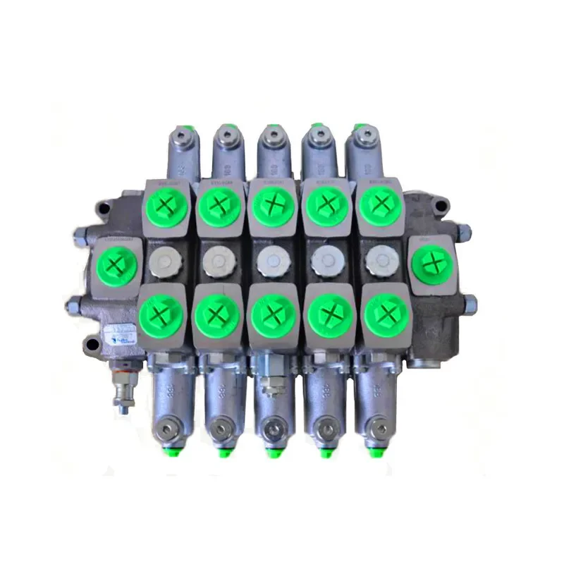 Hydraulic pilot operated multi-axis valve sectional directional  valves