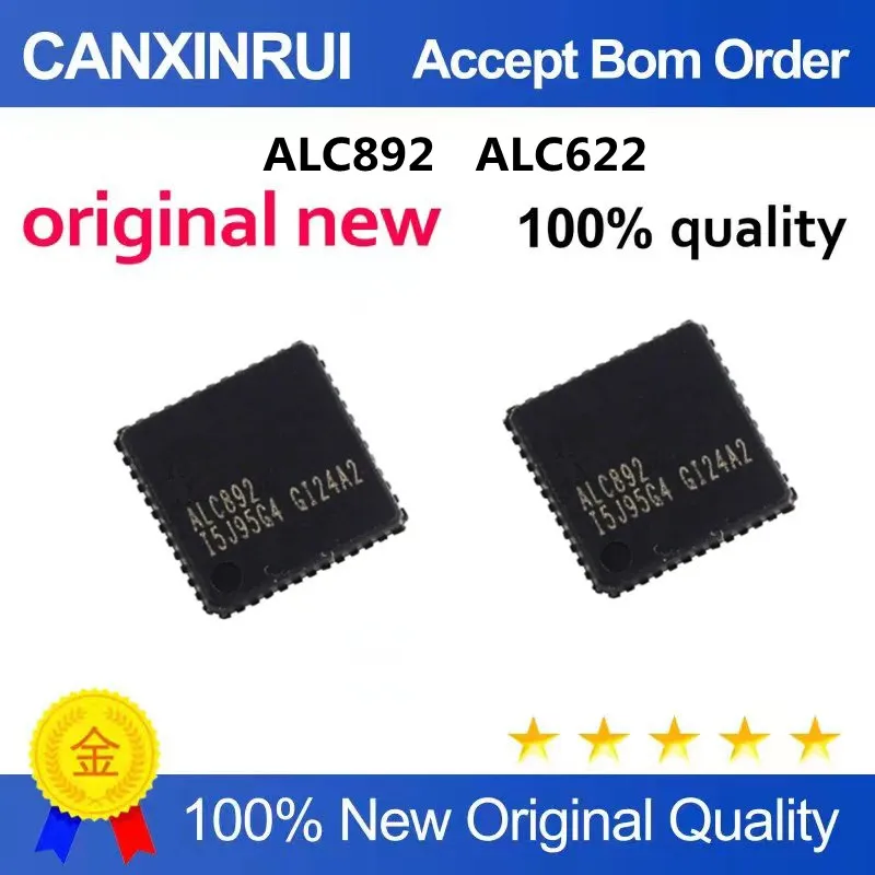 

New original ALC892 ALC892-GR ALC662 QFP48 single-chip sound card chip can be directly shot