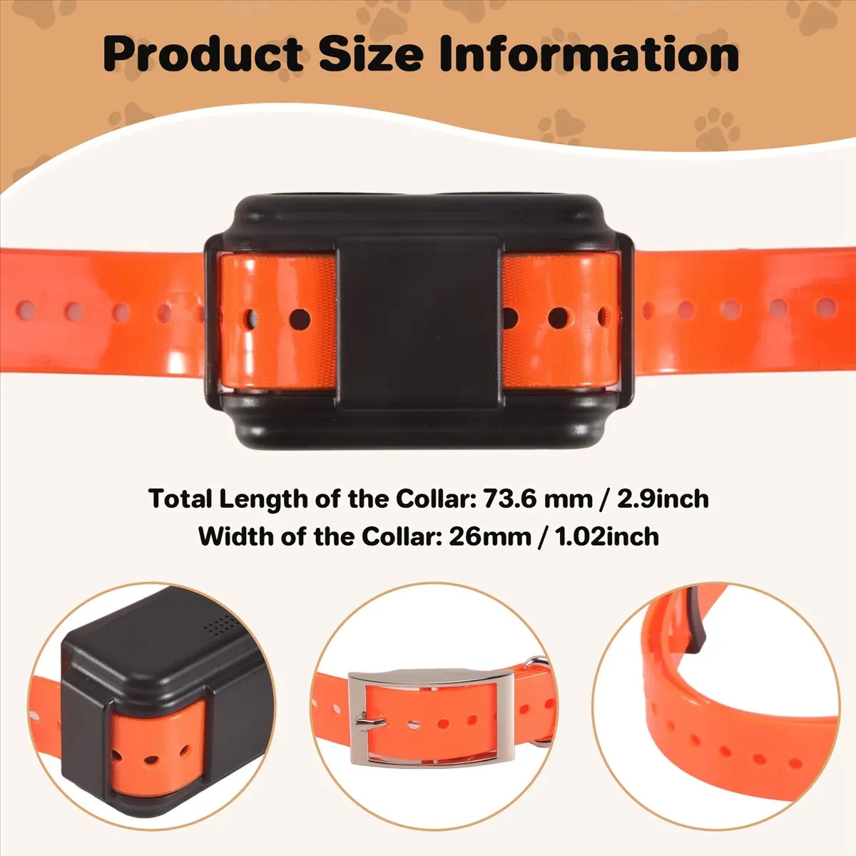Rtyuyu Pet Tracker Gps Collar for Dogs Gps Tracking Animal Real Time Tracking IP67 Waterproof Hound Locator for Medium Big Dogs