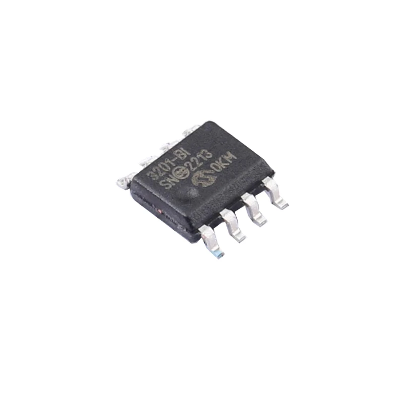5Pcs/Lot  New Original  MCP3201-BI/SN  MCP3201 12 Bit Analog to Digital Converter 1 Input 1 SAR 8-SOIC