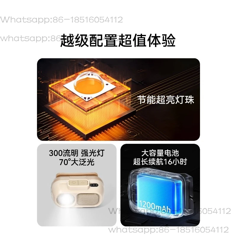 Headlight Strong Light Super Bright Long Battery Life Fishing Special Outdoor Mountaineering Induction Head-mounted Lighting