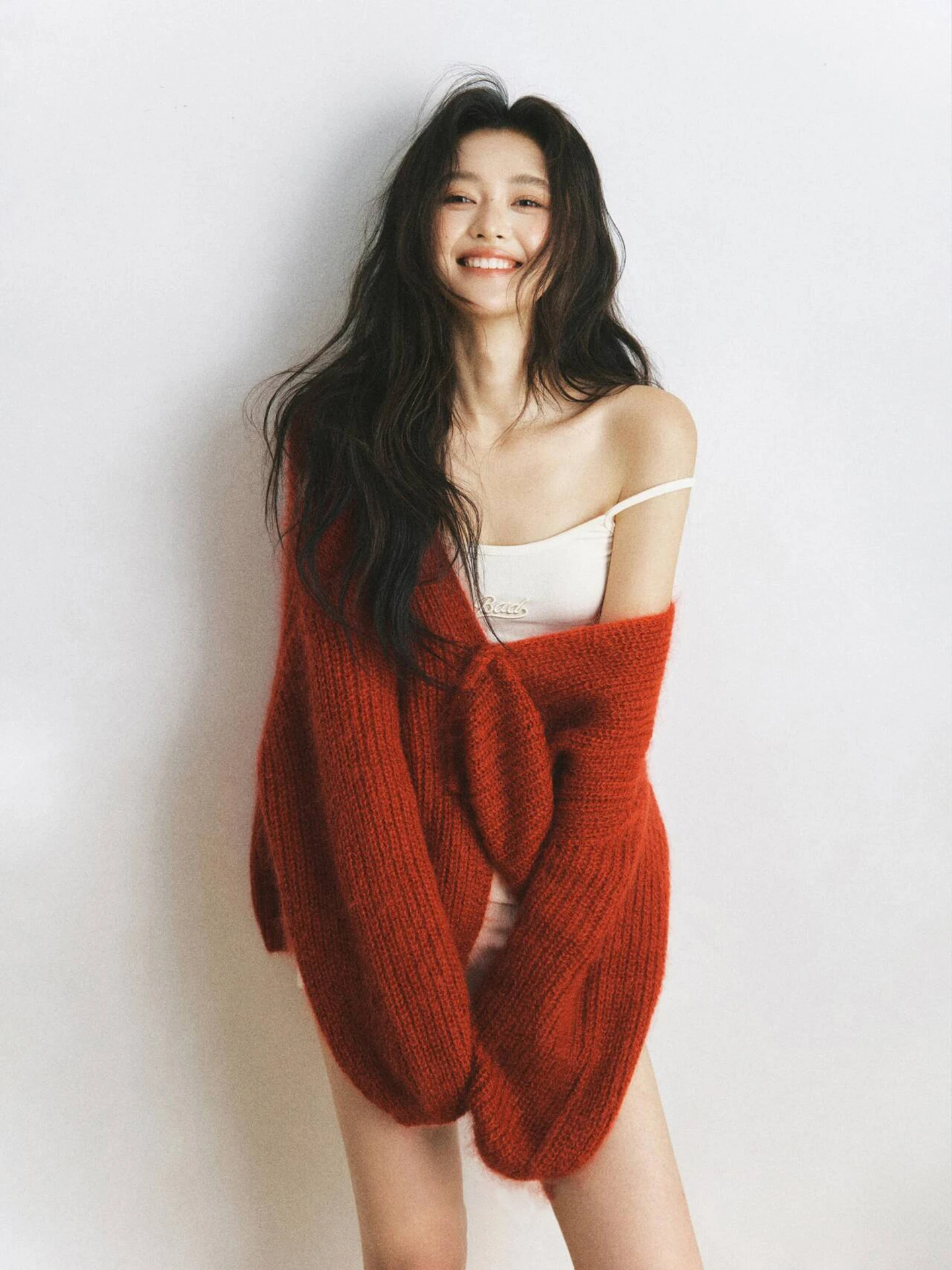 

2026 New Style Japanese Magazine Girl Feel Lazy Indoor Light Photography Art Photo Costume Women's Fashion Spring Season