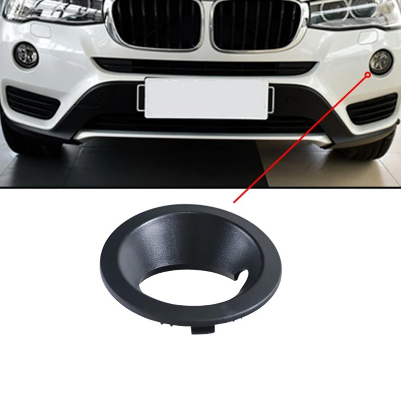 Coppia sinistra destra paraurti anteriore fendinebbia fendinebbia anello copertura Cap per-BMW X3 E83 2004 2005 2006 51113400911 51113400912