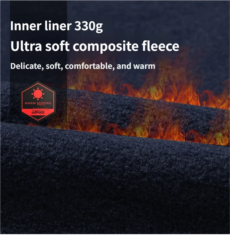 بدلة صيد سميكة من الصوف من قطعة واحدة بسحاب YKK سترة تسلق الجبال للنشاط الجماعي مقاومة للرياح وشعار مخصص دافئ