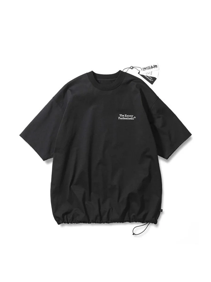 

New 2026 The Ennoy T-shirt cooperation retro embroidery short-sleeved men's and women's loose round neck pure cotton tokyo