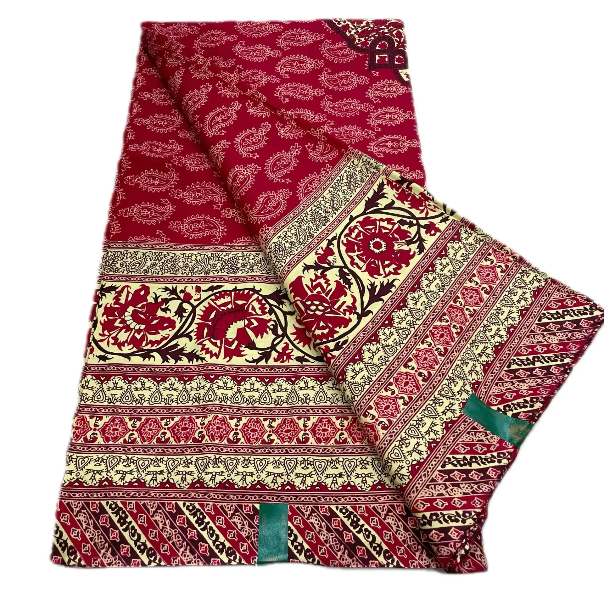 African Wax Fabric Ankara Print Cotton Clothing Material from China Red Blue Green  Patterns Available by the Meter view 5