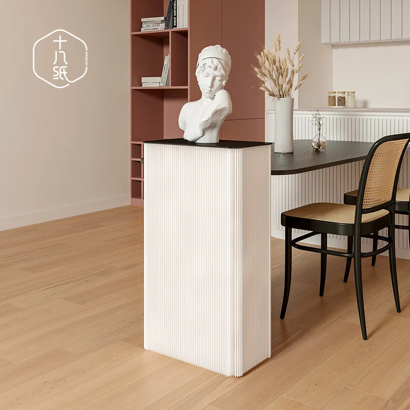 Eighteen Paper Product Display Shelves, Figurine Cabinets, Island-Style Display Units, Beauty Salon Sample Displays, And Acrylic