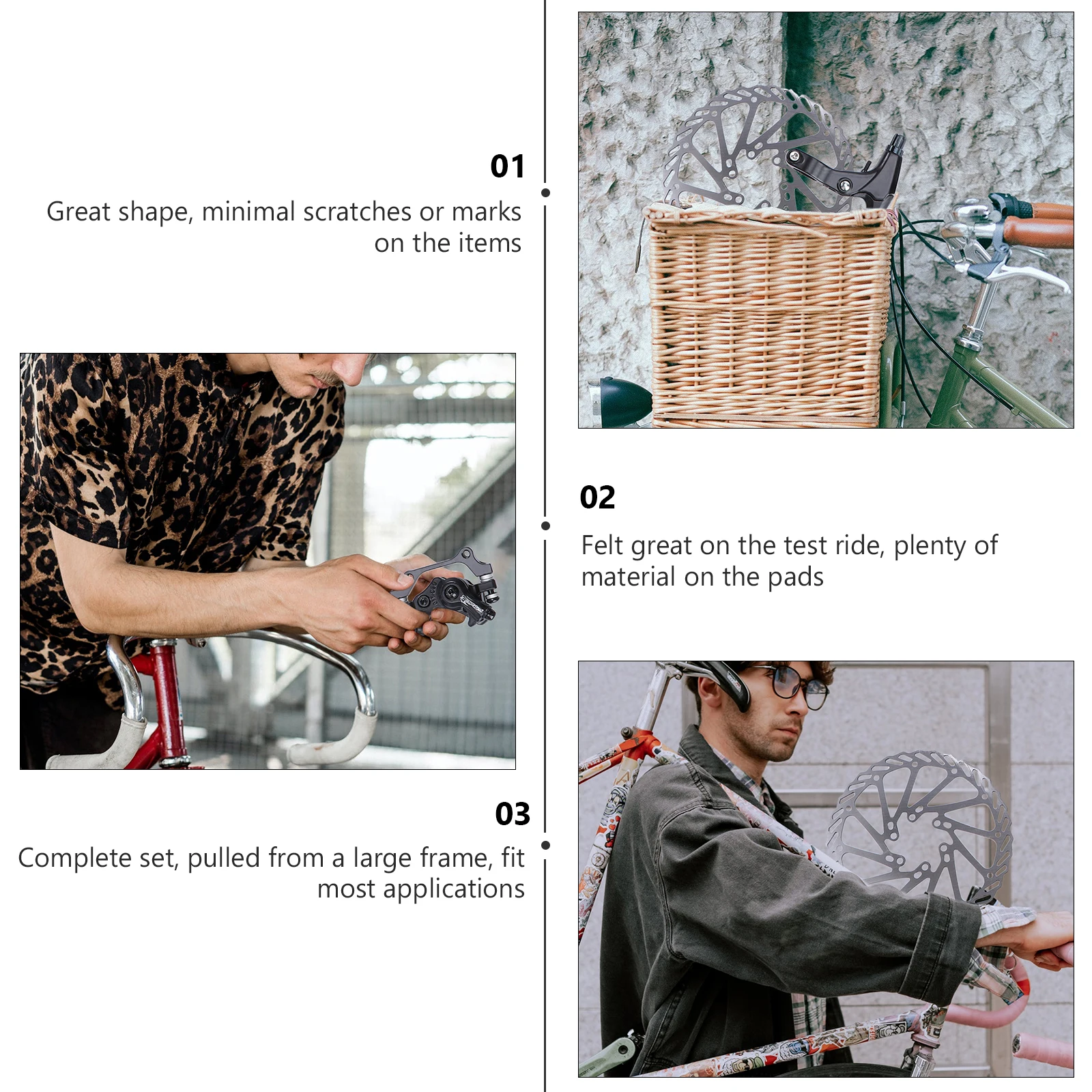 

2 Mechanical Rear Disc Brake Kits Minimal Scratches Great Shape Complete Set Fits Most Applications Bike Accessories CD Rotor