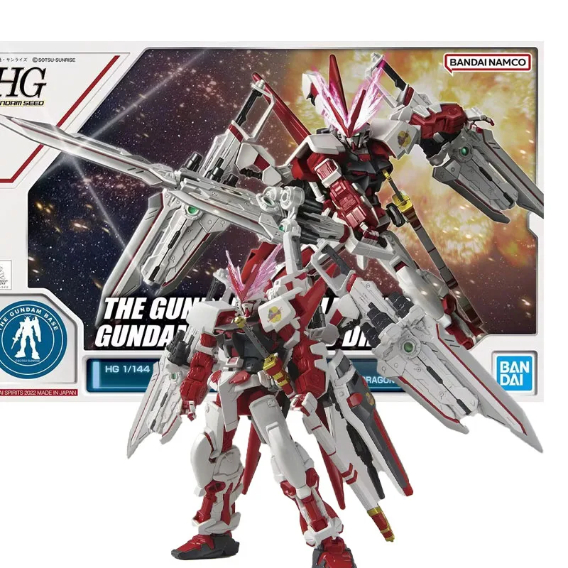 

Bandai Gundam Base Limited HGCE 1/144 Red Heresy Red Dragon King's Sword Собранная модель Joint Moving DIY Коллекционный