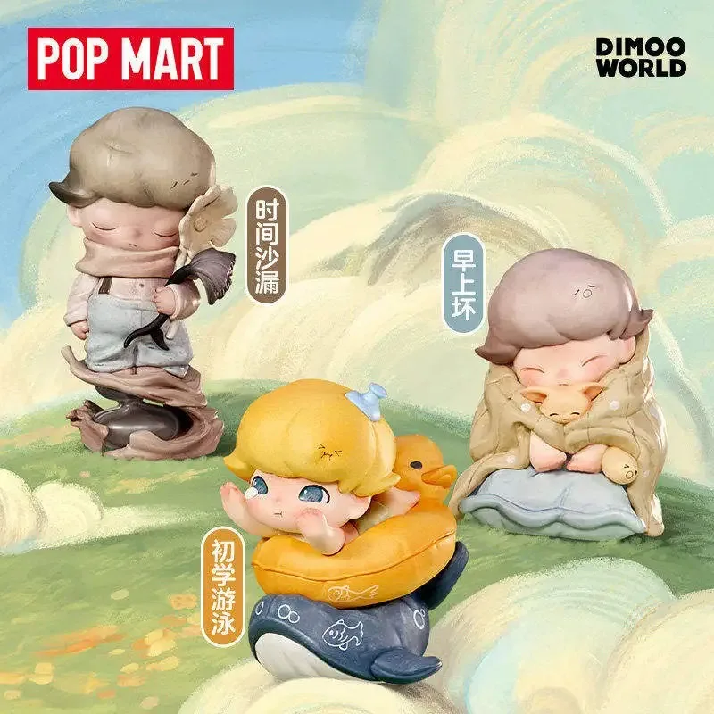 

POPMART Genuine DIMOO Limited Edition Time Series Figurines Blind Box TFigurines Home Toy Anime Doll for Children Surprise Gift