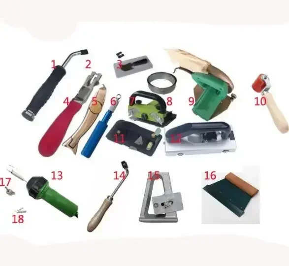 

Skiving Shark Knife Adhesive Trowel Groover Welding Vinyl Sheet Carpet Flooring Heat Seam Installation Tool Kit