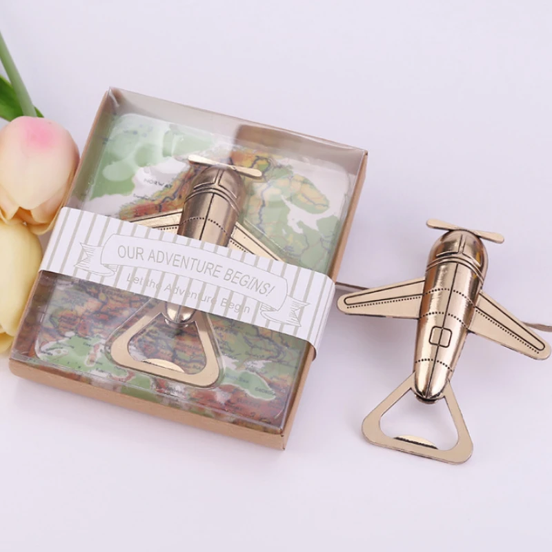 

Creative Airplane Bottle Opener, Metal Beer Opener, Bar Wine Accessories,Wedding Gifts for Guests Wine Opener Kichen Accessories
