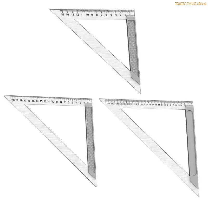 K1AE Stainless Steel Triangles Ruler for Engineers and Architects 150/200/300mm
