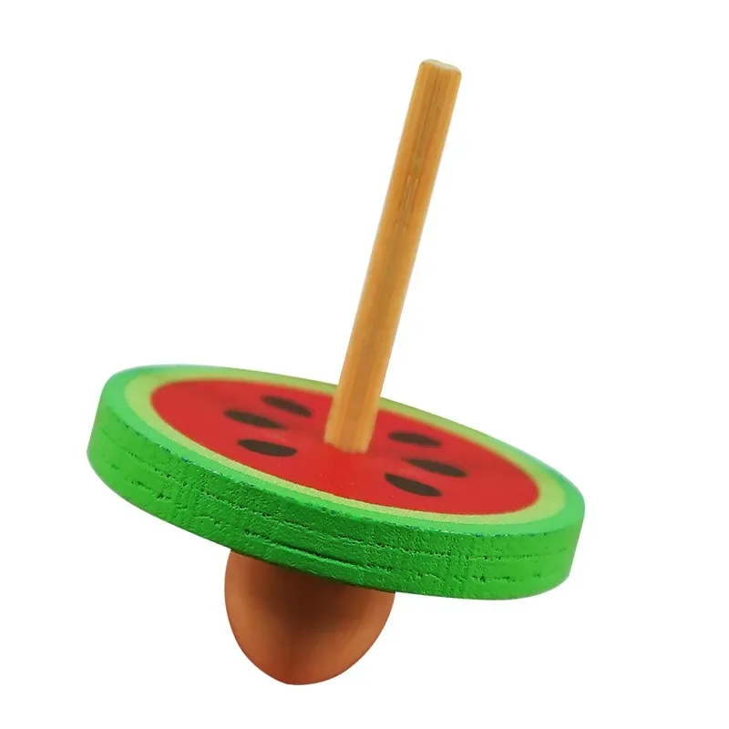 1pc Mini Holz Gyro Finger Spiel Spielzeug für Kinder Geburtstag Party Gefälligkeiten Baby Dusche Geschenke Kreativität Hand Drehen Fidget Spinner