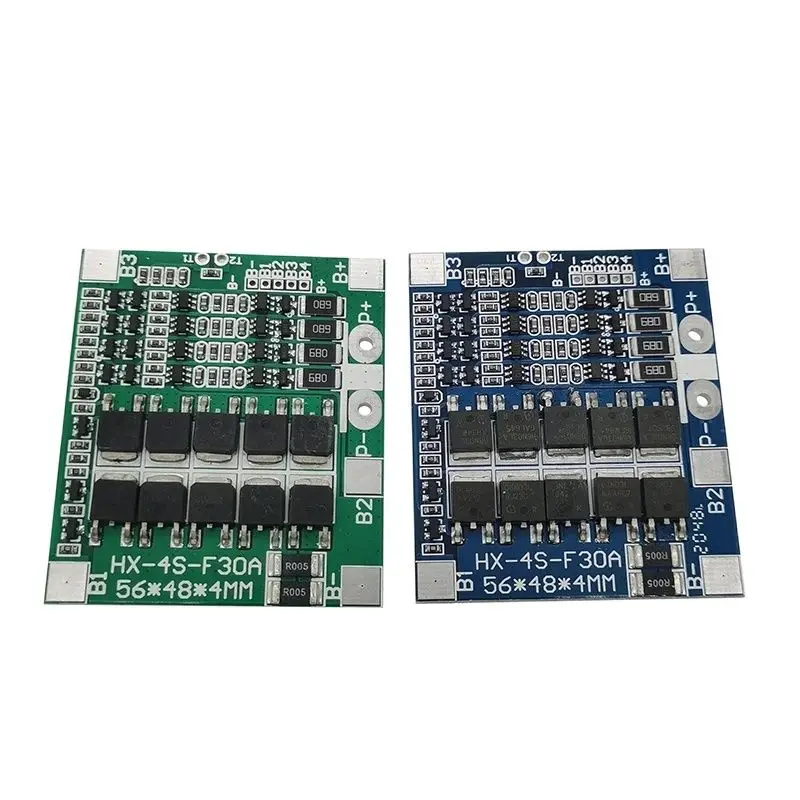 BMS 4S 30A 14.4V Balancer PCB 18650 Lipo Li-ion Lithium Battery Protection Board LiFePO4 4S BMS Balancing Charging Circuit PCM