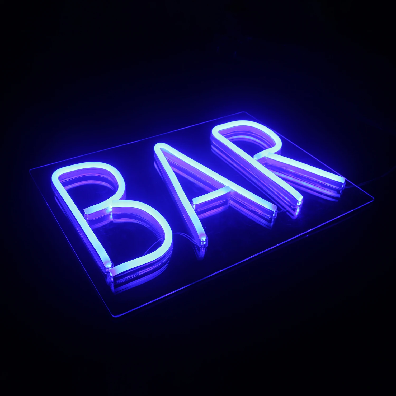 Ineonlife LED BAR Neon Signs LIght For Bar Letter Neon Letter Wall Hanging Lighting USB Or Battery Powered Party Club Room Decor