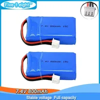 7.4V 800mAh 15C Lipo Battery  XH2.54-3P Plug For Walkera DEVO F7 / DEVO F4 Transmitter Remote Controller spare Parts