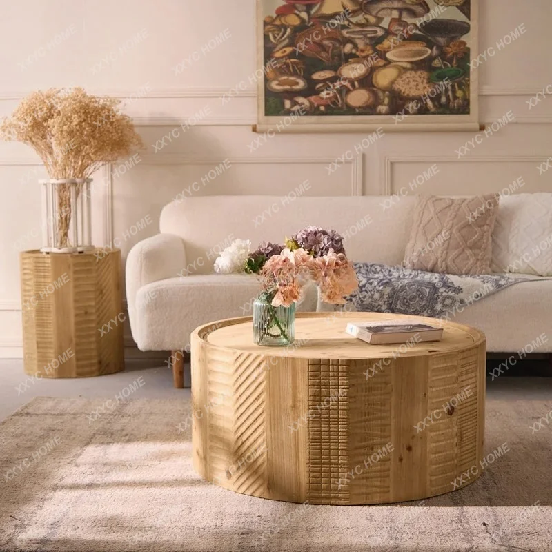 

XX Hand-carved solid wood small coffee table, living room sofa, front bedroom, bedside bed and breakfast