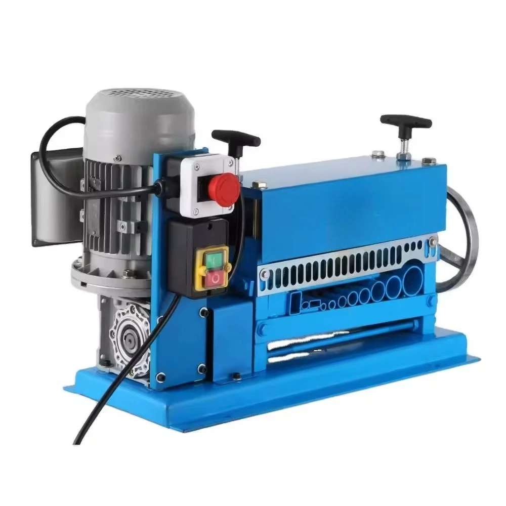 

Automatic 11 Channels 10 Blades Wire Stripper Machine DA 0.06-1.5 Inch Wire Stripping Tool for Cable Manufacturing Equipment