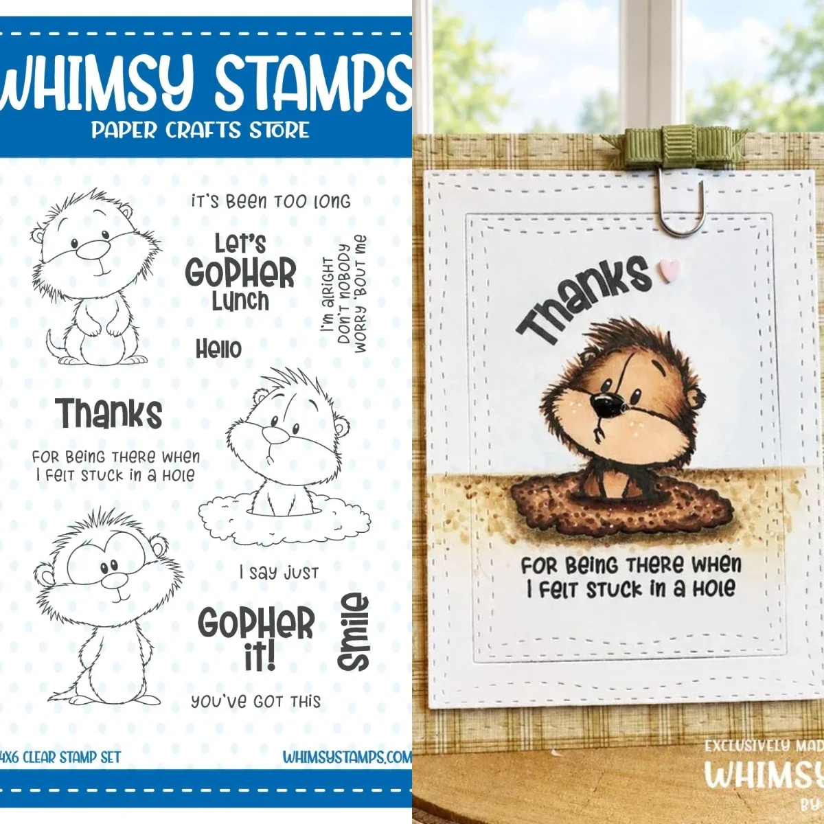 2026 Neuer Gopher It! Transparente Stempel für Scrapbook, Tagebuch, Dekoration, Prägevorlage, DIY-Grußkarte, handgefertigt