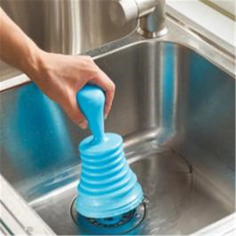 1PC Family Sink Drain Pipeline Dredger Cup Piston Cleaners Suction Toilet Brush Cups Plunger 2023 New