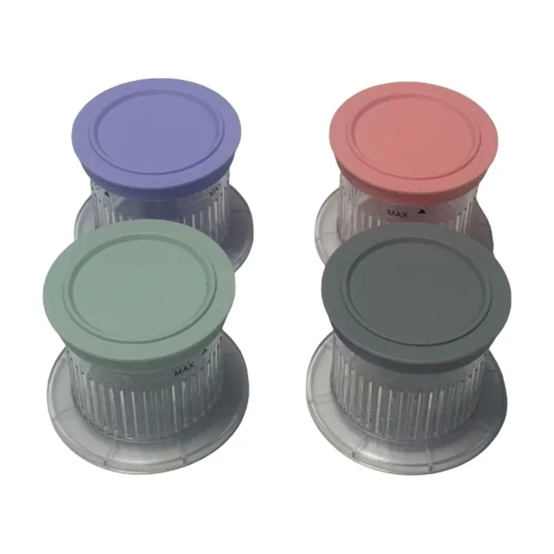 ABBK-Ice Cream Maker Dessert Cups With Lids For ICE-FD10 For Homemade Ice Cream Sorbet Smoothies & Frozen Desserts