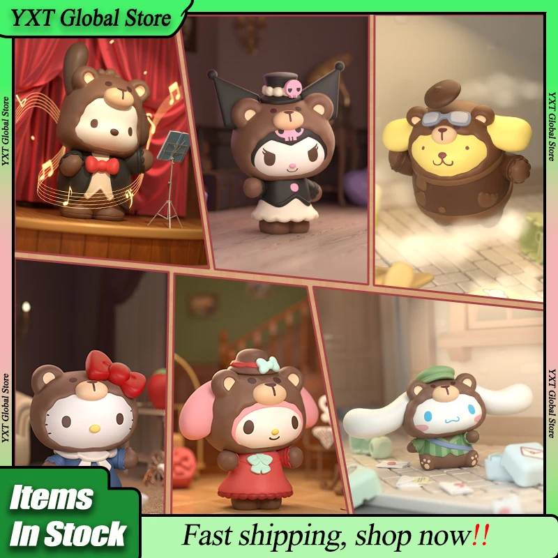 كتل جديدة شخصيات سانريو ريترو الدب صندوق أعمى مرحبا كيتي بلدي ميلودي كورومي المفاتيح لتقوم بها بنفسك أنيق تزيين فتاة هدية عيد الميلاد