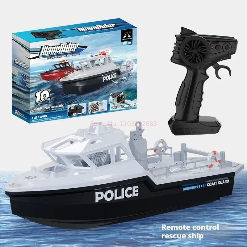 Barco de Control remoto sin escobillas, lancha rápida de alta velocidad de alta potencia, resistencia eléctrica, agua larga de verano, juguete bonito para niños Rc