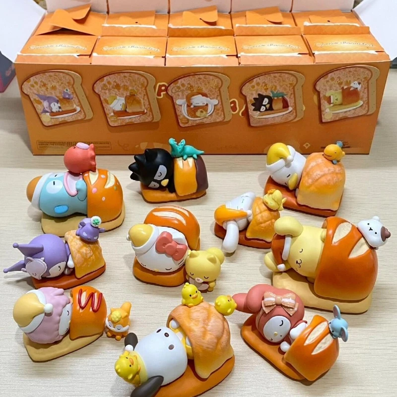 

Sanrio's Happy Baking Series, слепая коробка ручной работы, игрушки, загадочные коробки, милые настольные украшения, коллекционные предметы и новые подарки