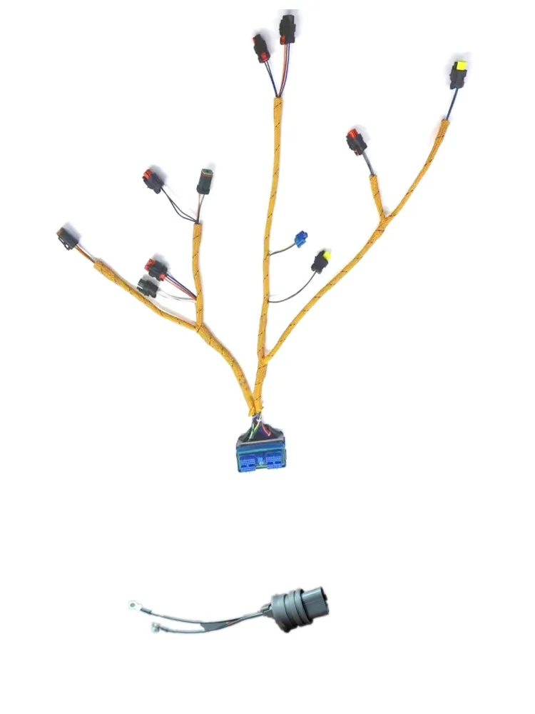 GOOD  2549233 254-9233 For 313D 314D 315D 318D 319D Wire Harness C4.4 Engine Cable Injector Plug Injector Cable Excavator Parts