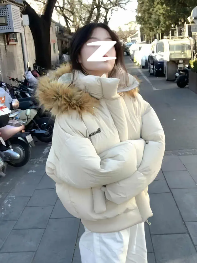 

Женская армейская парка с меховой отделкой из лисьего меха, теплая, на молнии, с капюшоном на шнурке, утепленная, оверсайз, плотная, милая, толстая, зимняя, популярная, для активного отдыха и спортзала