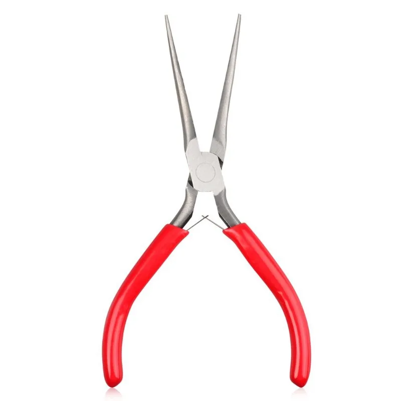 4.5 Inch Spring Loaded Needle Nose Pliers Mini Precision Jewelry Tool Professional Nail Art Supplies DIY Craft Handmade Model