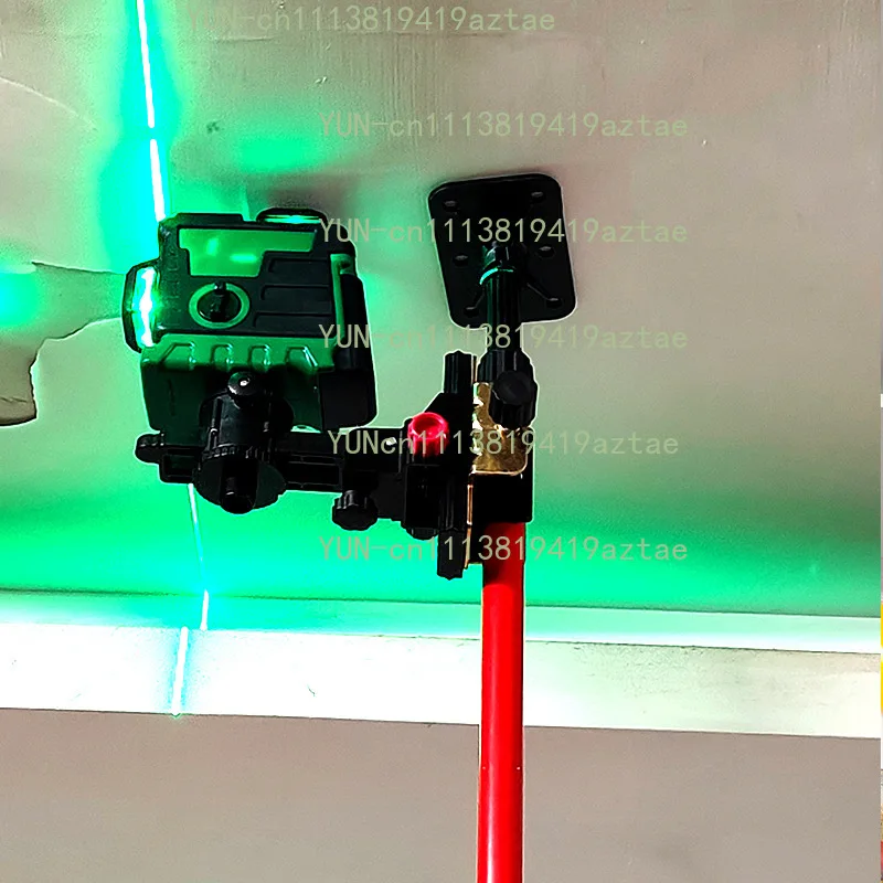 Laser Level Telescopic Rod Portable 4M Automatic Leveling Bracket Adjustable Horizontal Lifting Rod Indoor Renovation Tool Part