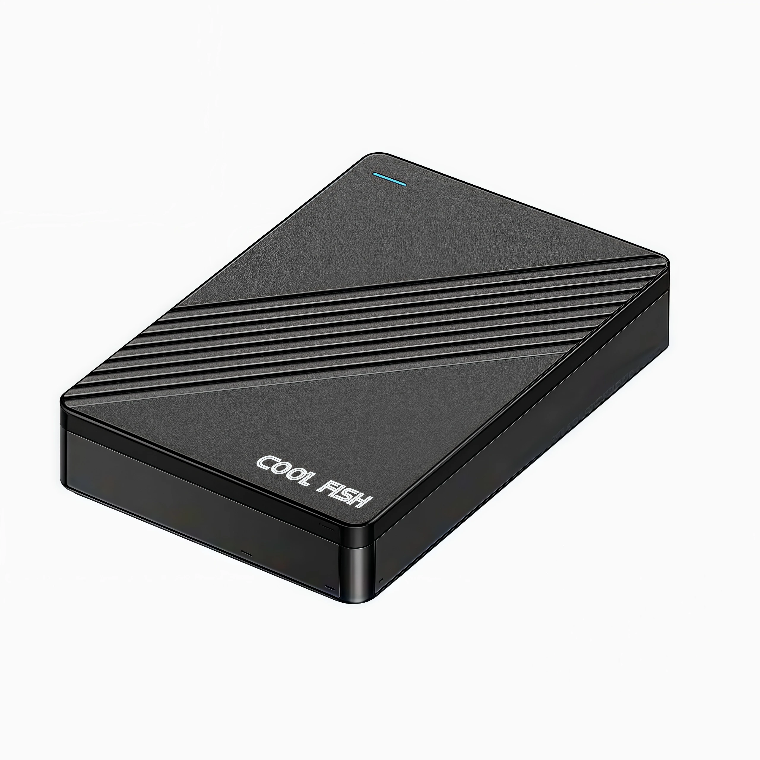 COOL FISH 2.5 Inch Dual Bay Portable External Hard Drive RAID 1TB 2TB 200MB/s for PC Mac Data Storage