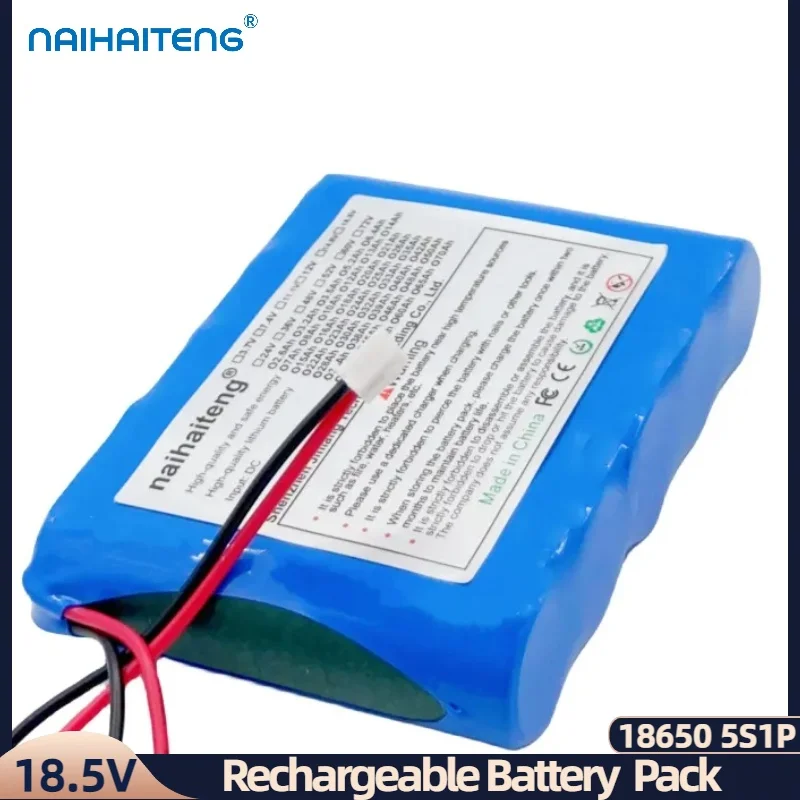 Imagem -04 - Bateria Recarregável Li-ion 18.5v 2600mah 3500mah 18650 5s1p para Luzes Led de Áudio Câmeras Cctv Alto-falantes ao ar Livre Carro de Brinquedo Etc.