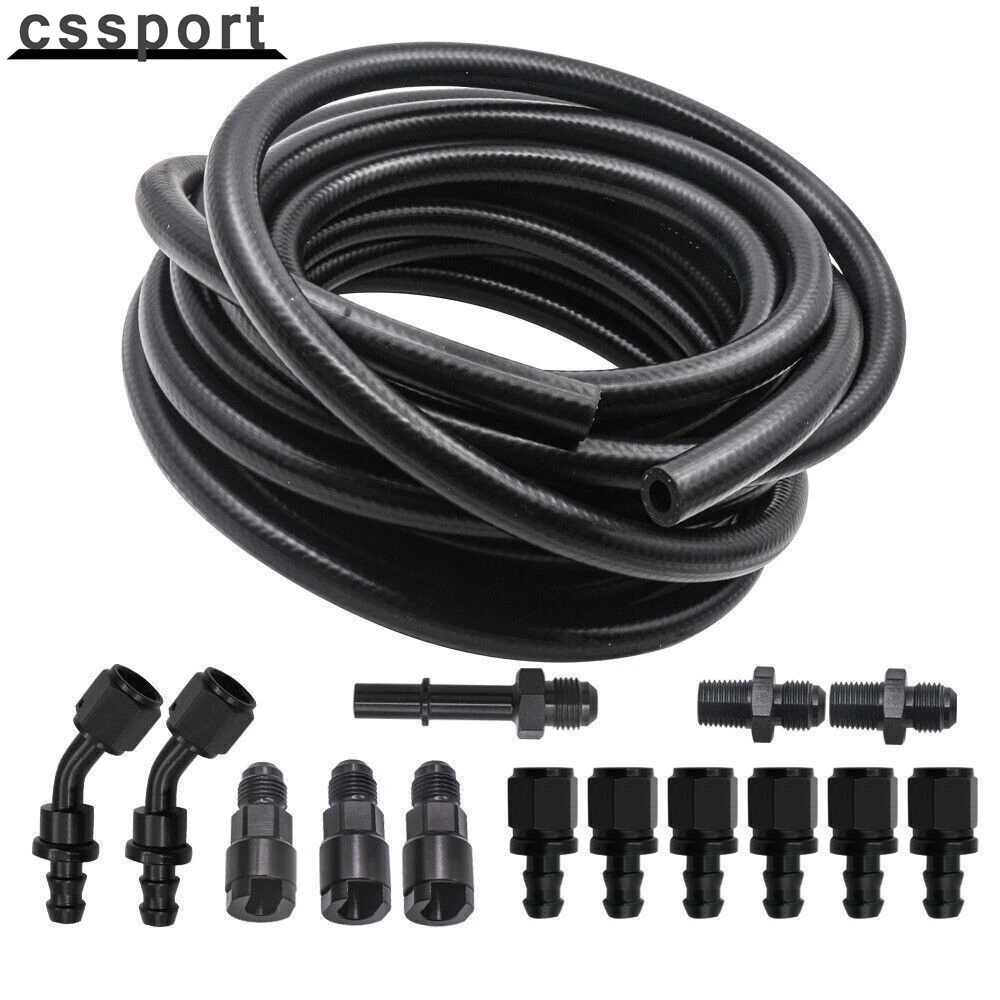 

25Ft 3/8'' LS SWAP Fuel Injection Line Kit Complete Conversion EFI FI Fitting