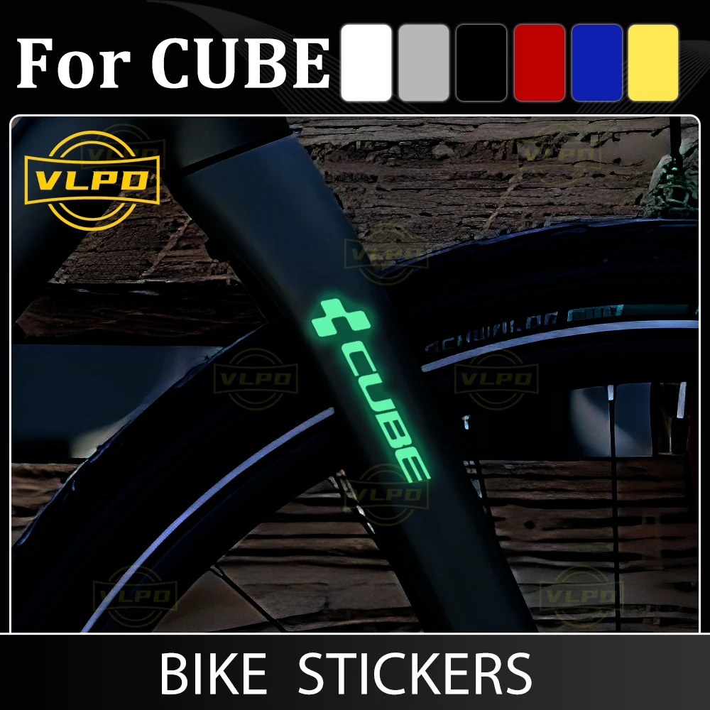 Bike Glow Stickers Waterproof Decal for Cube Stereo Hybrid 140 Aim Touring Ebike Attention MTB Accessories