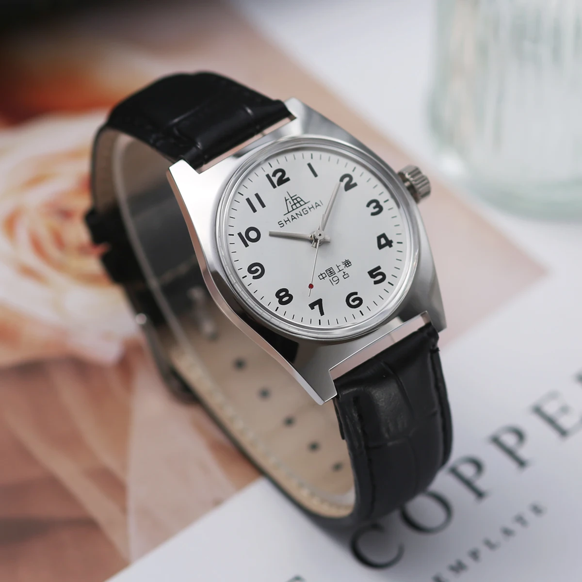 

Мужские часы Shanghai 8120 Pilot, 36 мм, винтажные, с китайским механическим механизмом, подарок на праздник