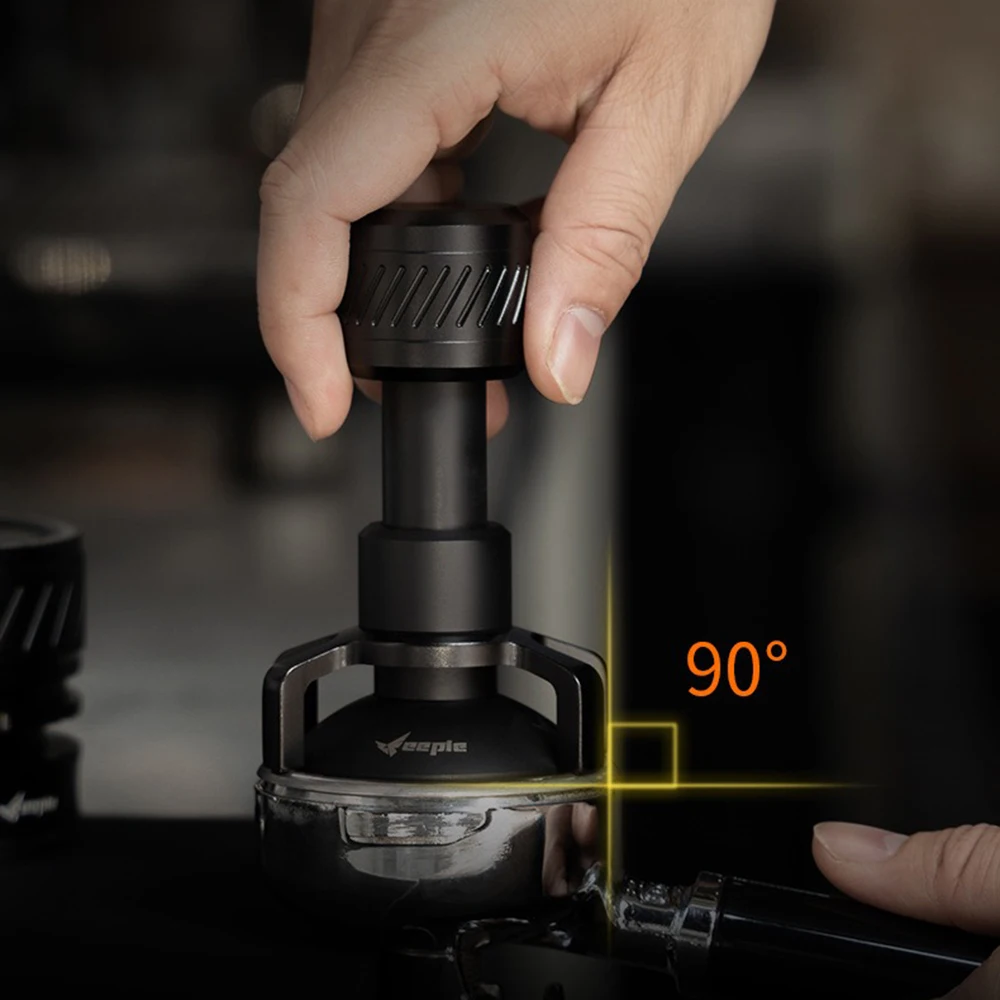 

Feepie 58MM Constant Pressure Impact Coffee Tamper No Powder Coffee Powder Presser Espresso Powder Hammer Barista Tool