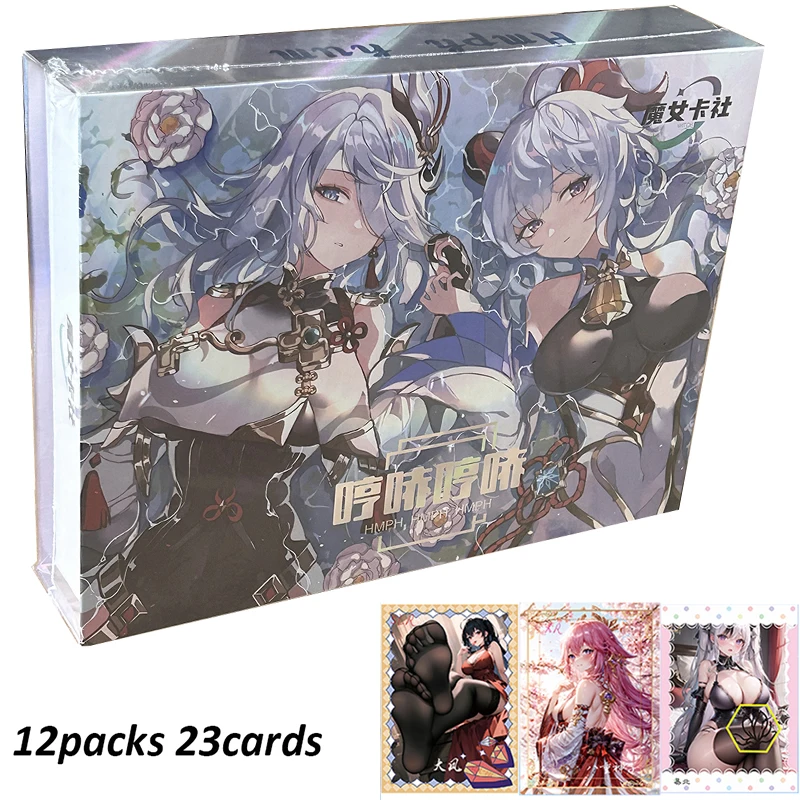 Witch Card Club Hmph Hum Goddess Story Waifu Box Hobby Collectible Girl Game Card Ssp Ssr Rare Card Doujin Booster Box Toy Gifts